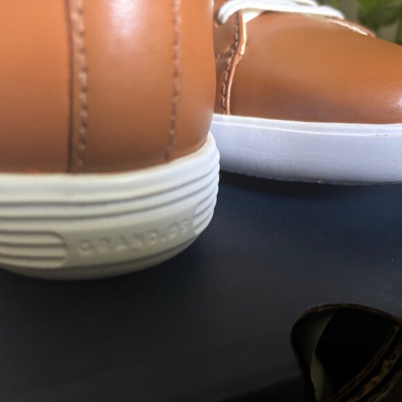 Cole Haan | Women's Grand Crosscourt II | Size Women's 8.5 (US) | Pecan Leather - Picture 2 of 6